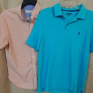 2 men's shirts